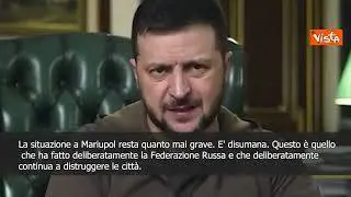 Zelensky: "Situazione a Mariupol è disumana"