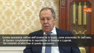Lavrov: "Inizia nuova fase dell'operazione in Donbass"