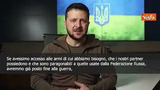Zelensky: "Con armi dei nostri partner avremmo già concluso la guerra"