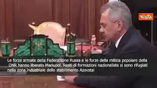 Il ministro della Difesa russo Shoigu a Putin: "Mariupol è stata liberata"