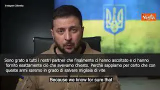 SOTTOTITOLI Zelensky: "Siamo stati ascoltati, arrivate armi che ci servono"