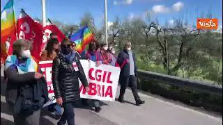 Marcia per la pace di Assisi, le immagini del corteo