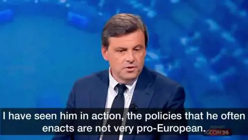 Quando Calenda criticava Macron