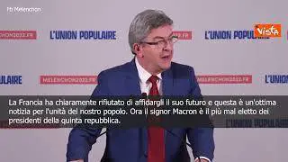 Presidenziali Francia, Mélenchon: "Monarchia Macron sopravvive a mare di astensione"