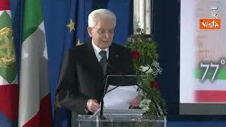 Mattarella: "Resistenza riscattò l'Italia"