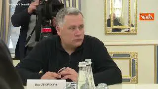 Zelensky riceve a Kiev il Primo Ministro della Romania Ciucă