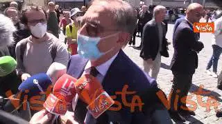 Funerali Assunta Almirante, La Russa: "Grazie a lei abbiamo onorato la memoria di suo marito"