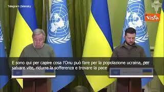SOTTOTITOLI Guterres: "Invasione Ucraina è violazione carta Nazioni Unite, l'ho detto anche a Mosca"