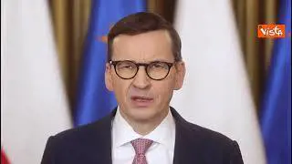 Il premier polacco Morawiecki alla conferenza di FdI: "Italia ha bisogno del vostro successo"