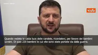 SOTTOTITOLI Zelensky: In guerra morti 220 bambini, Europa deve evitare che numero aumenti