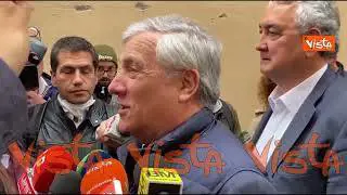 Tajani: "Centrodestra c'è, mi sembra ci siano problemi a sinistra"