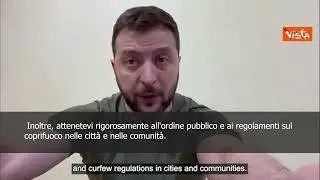 SOTTOTITOLI Zelensky agli ucraini: "In questi giorni non ignorate sirene antiaeree"