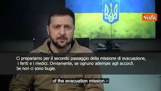 SOTTOTITOLI Zelensky: "Civili evacuati da Azovstal, lavoriamo anche per liberare militari"