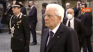 44esimo anniversario uccisione Aldo Moro, Mattarella depone corona alla lapide a Roma