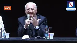 De Luca: "No a esclusione atleti russi da competizioni, cultura sia canale di dialogo"