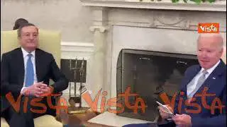 Biden riceve Draghi nello studio Ovale alla Casa Bianca
