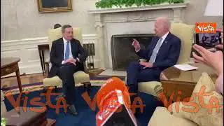 Biden a Draghi: "Sei riuscito a unire Nato e Ue"
