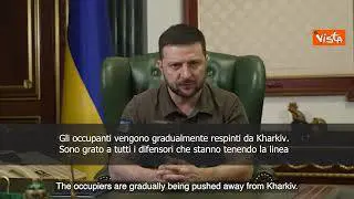 Zelensky: "Esercito respinge occupanti a Kharkiv"