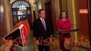 Nancy Pelosi a Draghi: "Italia partner pace nel mondo e sostegno a Ucraina"