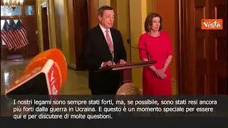 Draghi al Congresso Usa: "Onore essere qui, come italiano ed europeo"