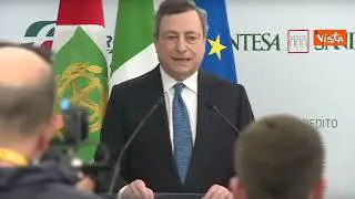 Draghi: "Sud deve avere centralità che merita"