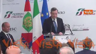 Draghi: "Guerra in Ucraina ha fatto emergere pericolosità della dipendenza da gas russo"