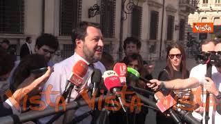 Salvini incontra Draghi: "Finalmente abbiamo parlato di pace"