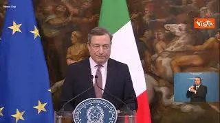 Draghi: "Servono strumenti aggiuntivi per costo energia. Ue scelga di essere protagonista"