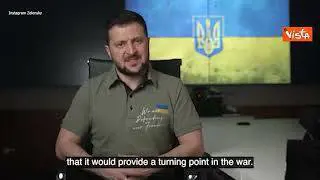 Zelensky: "Uso armi laser Russia indica fallimento della guerra"