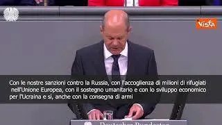 SOTTOTITOLI Scholz: "In invio armi Ucraina non c'è escalation, aiutiamo Paese brutalmente attaccato"