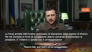 SOTTOTITOLI Zelensky: "Nel Donbass è l'inferno"