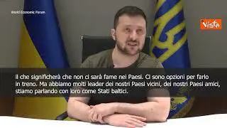 Zelensky: "Aprire corridoio per export grano"
