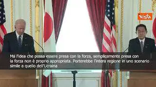 Biden: Pronti a intervenire se Cina invade Taiwan