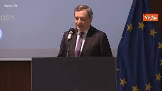 Draghi: "Contrasto a criminalità organizzata necessaria per costruire società più giusta"