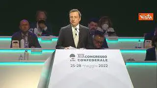 Draghi: "Guerra in Ucraina ha evidenziato debolezza nostri sistemi industriali"