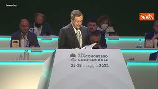 Draghi al congresso Cisl ricorda le vittime sul lavoro: "1200 solo nel 2021"