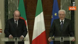 Mattarella: "Relazioni tra Italia e Algeria hanno radici profonde"
