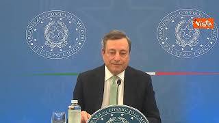 Draghi: "Obiettivi Pnrr di fine giugno saranno raggiunti, sono molto tranquillo"