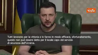 SOTTOTITOLI Zelensky: "Rimosso capo servizio di sicurezza di Kharkiv, ha pensato solo a se stesso"