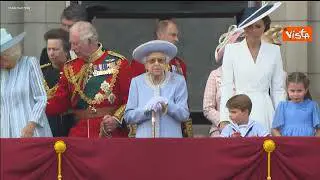 Giubileo di Platino della Regina Elisabetta, la Famiglia Reale affacciata al balcone