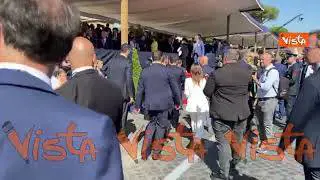 Festa della Repubblica, l'arrivo di Di Maio alla parata di Roma