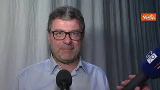 Giorgetti: "Inflazione questione da monitorare"