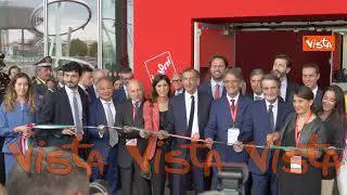 Salone del Mobile Milano, ecco il taglio del nastro con Giorgetti, Fontana e il sindaco Sala