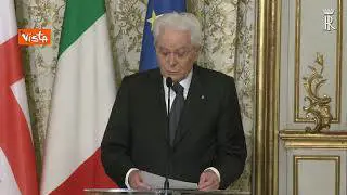 Mattarella: "Italia sostiene ingresso Georgia in Ue"