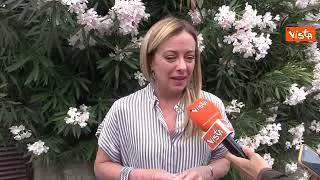 Amministrative, Meloni: "Spero diano segnale al Governo. Prima va a casa meglio è"