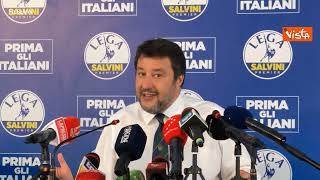Salvini: "Salario minimo non può funzionare in Italia"