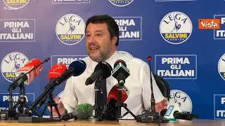 Salvini: "Nella coalizione chi prende un punto in più vince e sono sicuro che sarà la Lega"