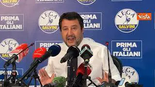 Salvini; "Lasciare Governo? Non confondere amministrazione Palermo con problemi dell'Italia"