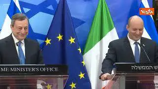 Bennett parla in italiano con Draghi: "Insieme siamo più forti grazie per i consigli politici"