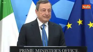 Draghi: "Ridurre dipendenza da gas russo e accelerare su obiettivi transizione energetica"